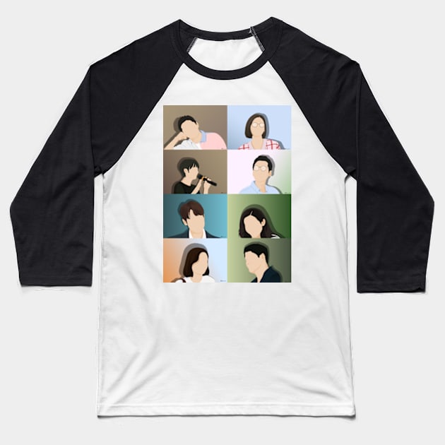 Hospital Playlist Korean drama Baseball T-Shirt by ayshatazin